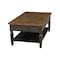 International Concepts Rectangle Vista Coffee Table, 48 in W, 28 in L, 20 in H, Wood, Hickory/Washed Coal OT45-15C - alternate 3